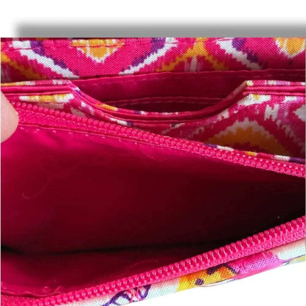 Vera Bradley retired Clementine quilted turnkey clutch wallet wristlet - Picture 6 of 6